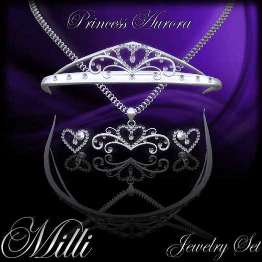 Princess Aurora silver set