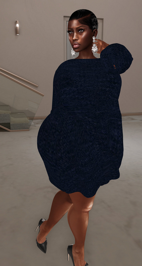 Modest: Shirt Dress_Dark Denim