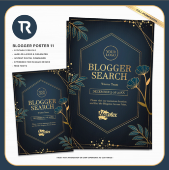 Second Life Marketplace - [TR] Blogger Search Poster 11