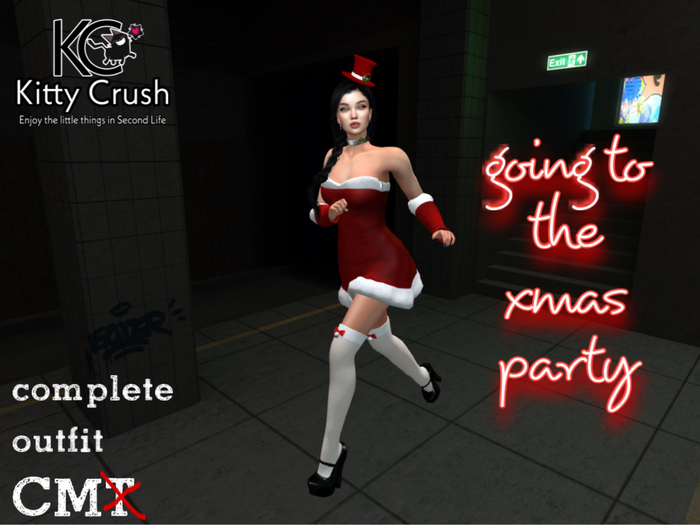 Kitty Crush Xmas Party outfit 2021