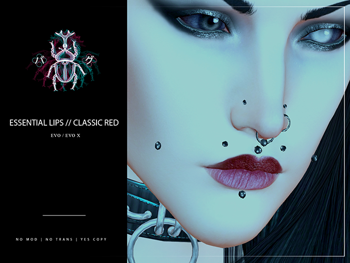 -BUG- Essential Lips // Classic Red [Evo X]
