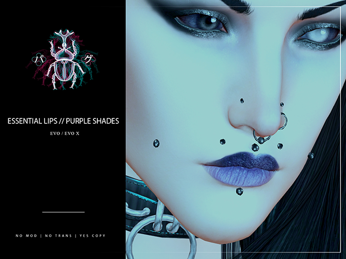 -BUG- Essential Lips // Purple Shades [Evo X] 