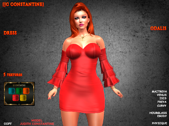 [JC CONSTANTINE] Odalis Dress