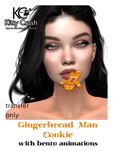 Kitty Crush - Nom Nom Gingerbread man  