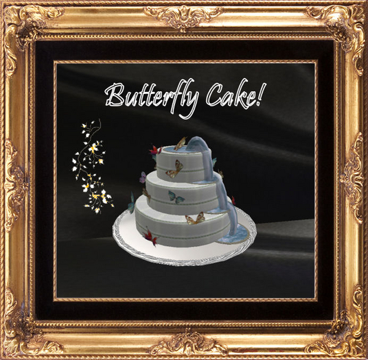 Butterfly Cake (white)