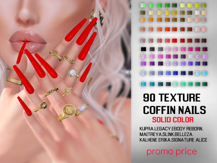 SHEY COFFIN Bento NAILS SOLID 90 TEXTURE/LEGACY.KUPRA.MAITREYA.EBODYREBORN