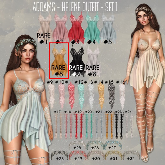 #6 - Addams // Helene Babydoll // Maitreya - RARE