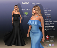 Res_Sole Long dress and colliers Fat pack