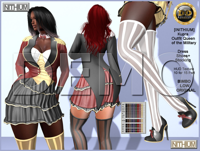 ☾ⅅⅅ☽ ◉ [INITHIUM] Kupra Outfit Queen of the Military ◉ DEMO