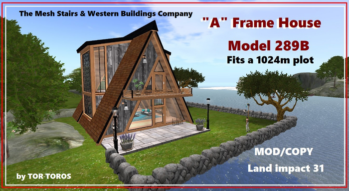 A FRAME HOUSE Model 289B 31Li 1024m