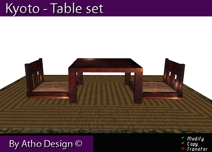 Kyoto - Table set - Brown