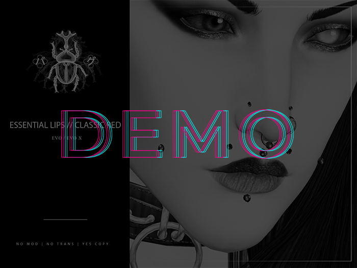 -BUG- Essential Lips // Classic Red DEMO [Evo X]