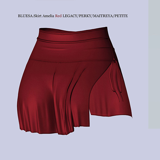 BLUESA.Skirt Amelia Red LEGACY/PERKY/MAITREYA/PETIT