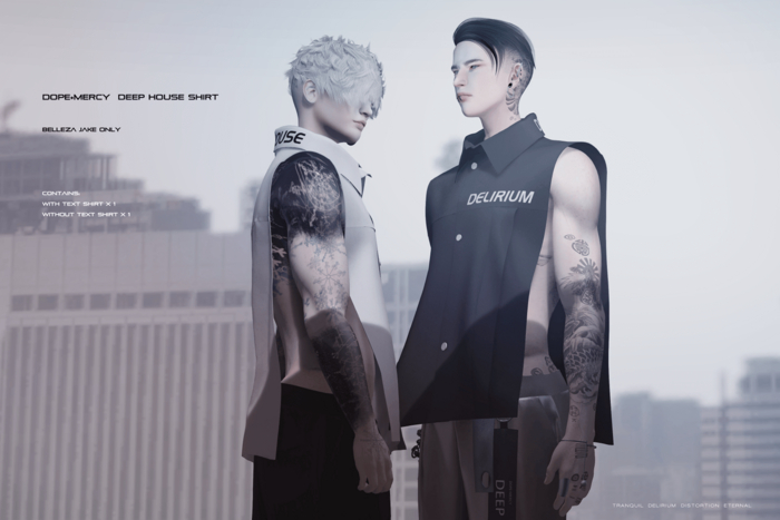 [Dope+Mercy]Deep House Shirt_W_DISTORTION (ADD)