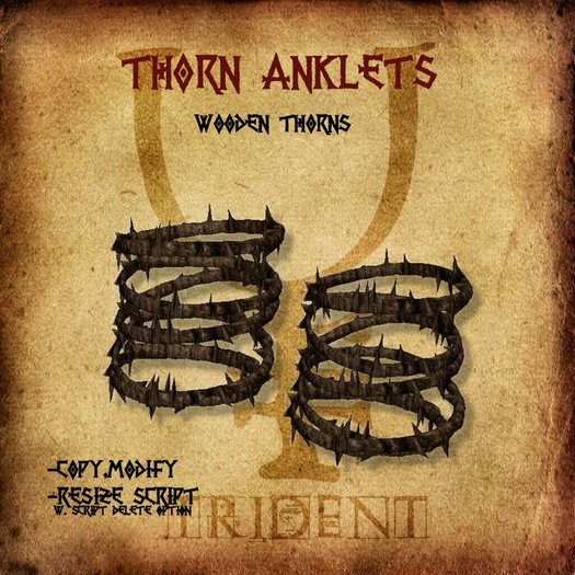 Thorn Anklets [Wood] 