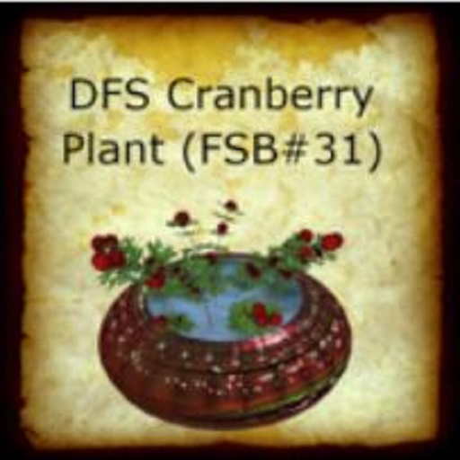 DFS Cranberry Plant Decor (FSB#31)