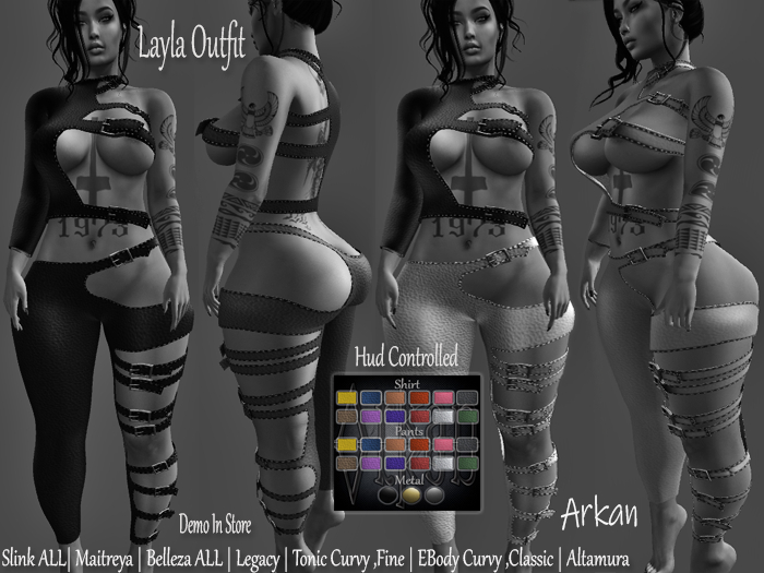 .::Arkan::. Layla Outfit + Fitmesh DEMO