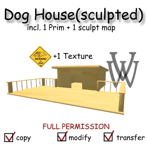 dog house (sculpted)