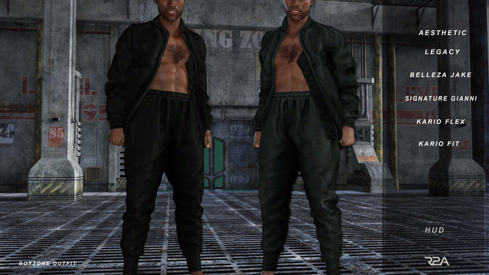 R2A- BOYZONE OUTFIT W/HUD