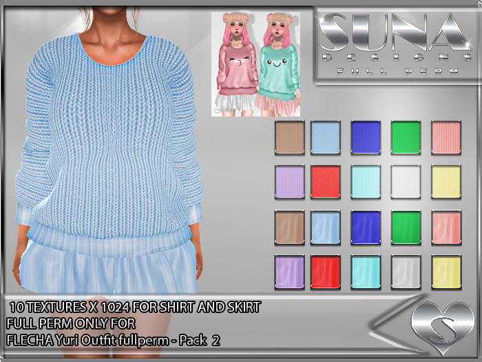 SD-FLECHA Yuri -Pack 2-ONLY TEXTURES PACK