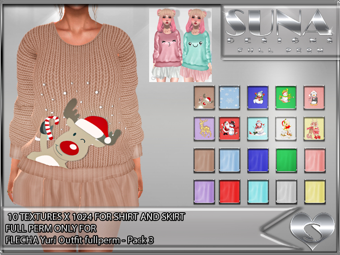 SD-FLECHA Yuri -Pack 3- ONLY TEXTURES PACK