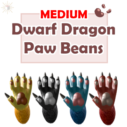 *Helios* - Dwarf Dragon Pawbs (MEDIUM)