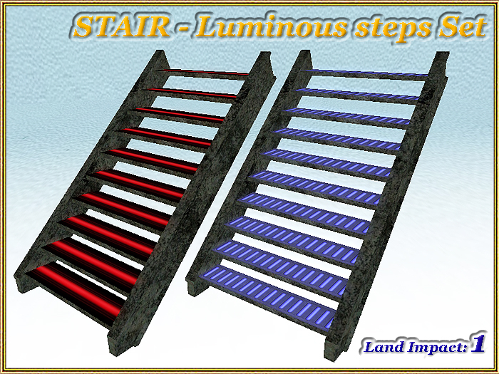 STAIR - Luminous steps Set (1 LI) (Full perm)