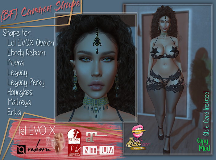 {BF} Carmen Shape - Lel Evox
