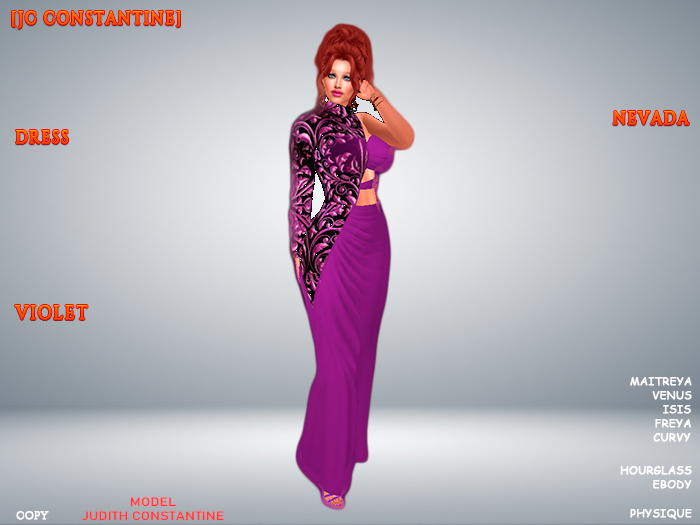 [JC CONSTANTINE] Nevada Dress Violet