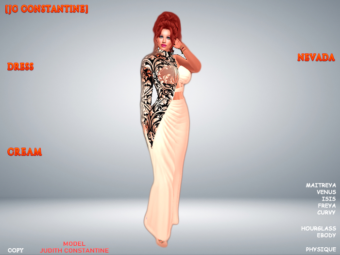 [JC CONSTANTINE] Nevada Dress Cream