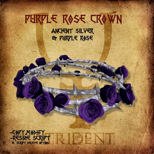 Purple Rose Crown [Silver]