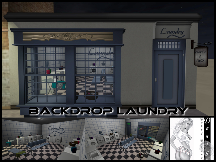 BB Design Backdrop Laundry