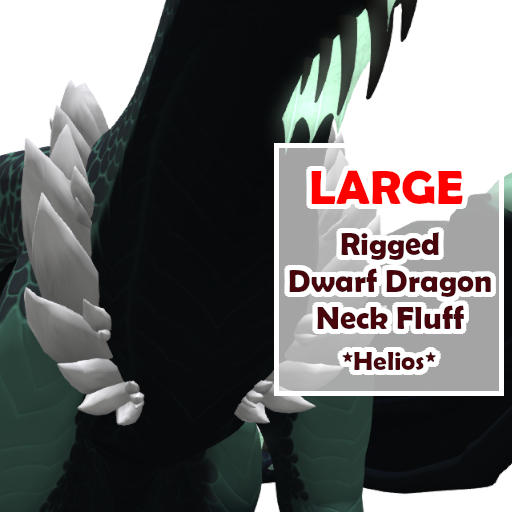 *Helios* - Dwarf Dragon Neck Fur (LARGE)