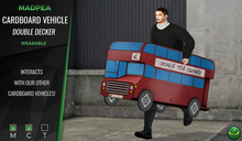 MadPea Cardboard Vehicle - Double Decker Bus