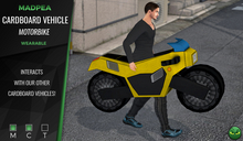 MadPea Cardboard Vehicle - Motorbike