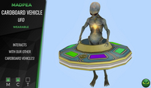 MadPea Cardboard Vehicle - UFO