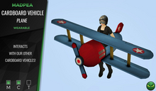MadPea Cardboard Vehicle - Plane