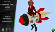 MadPea Cardboard Vehicle - Rocket