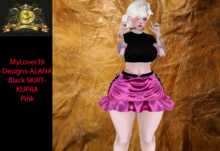 MyLover39 Designs-ALANA Pink  SKIRT-KUPRA