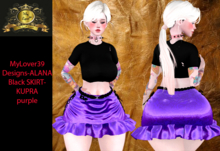 MyLover39 Designs-ALANA Purple SKIRT-KUPRA