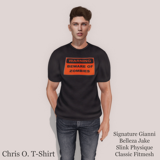 * Chris O Beware Of Zombies Tee
