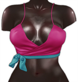 Kaithleen's Pahla Top - Lipstick