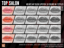 TOP1SALON - HD BITE MY SLEEK LIPSTICK (Lelutka Evo) DEMO