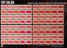 TOP1SALON - HD BITE MY SLEEK LIPSTICK (Lelutka Evo) FATPACK