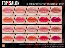 TOP1SALON - HD BITE MY SLEEK LIPSTICK (Lelutka Evo) PALE P2