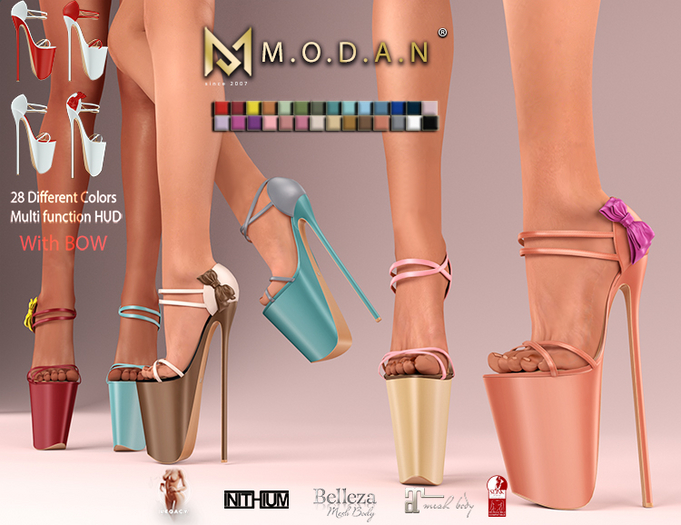 [ M.O.D.A.N ] Candice Heels {BOW}
