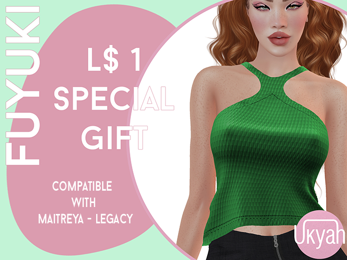 ~UKYAH~ Fuyuki Top - Green