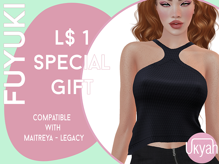 ~UKYAH~ Fuyuki Top  - Black