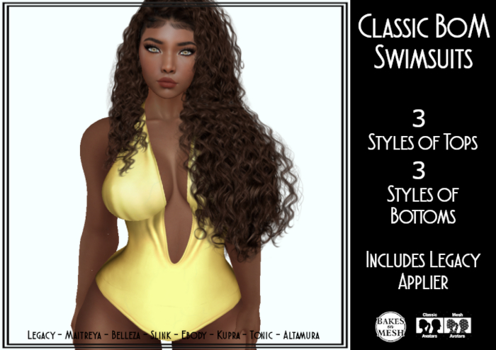 *SM* Classic BoM Swimwear Gold