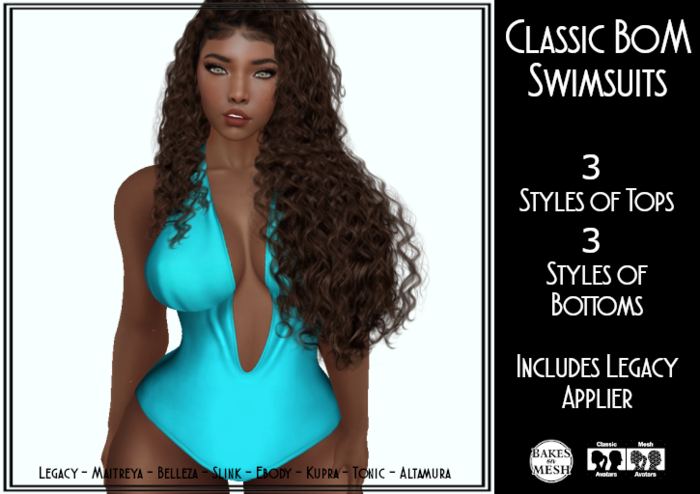 *SM* Classic BoM Swimwear Turquoise